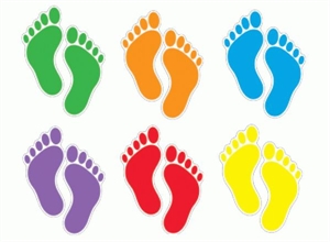 Footprints Cut-outs