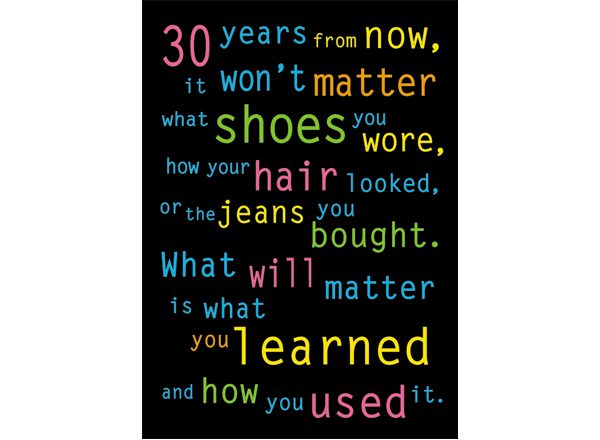 30 years from now motivational chart learning stock charts
