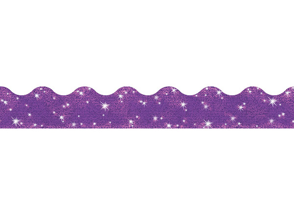 Purple Sparkle Border
